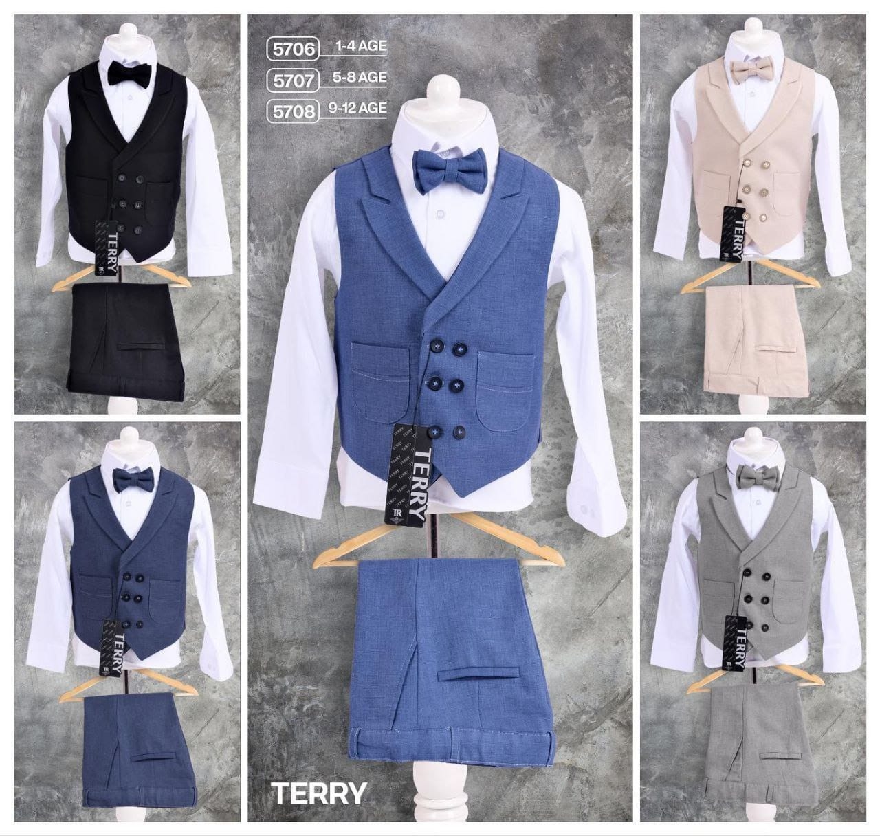 Terry Kids YELEKLİ TAKIM